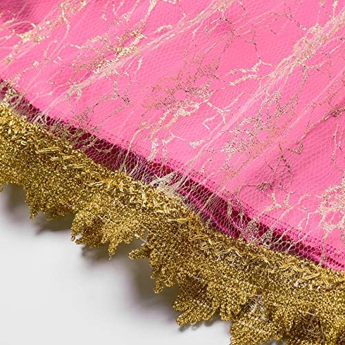 JerrisApparel Girls Pink Princess Costume Halloween Cosplay Party Dress up