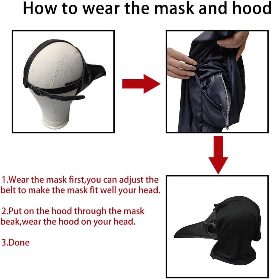 SENLI Plague Doctor Costume for Kids