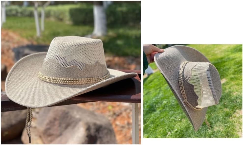 Stylish Sun-Proof Western Cowboy Hat for Men Women