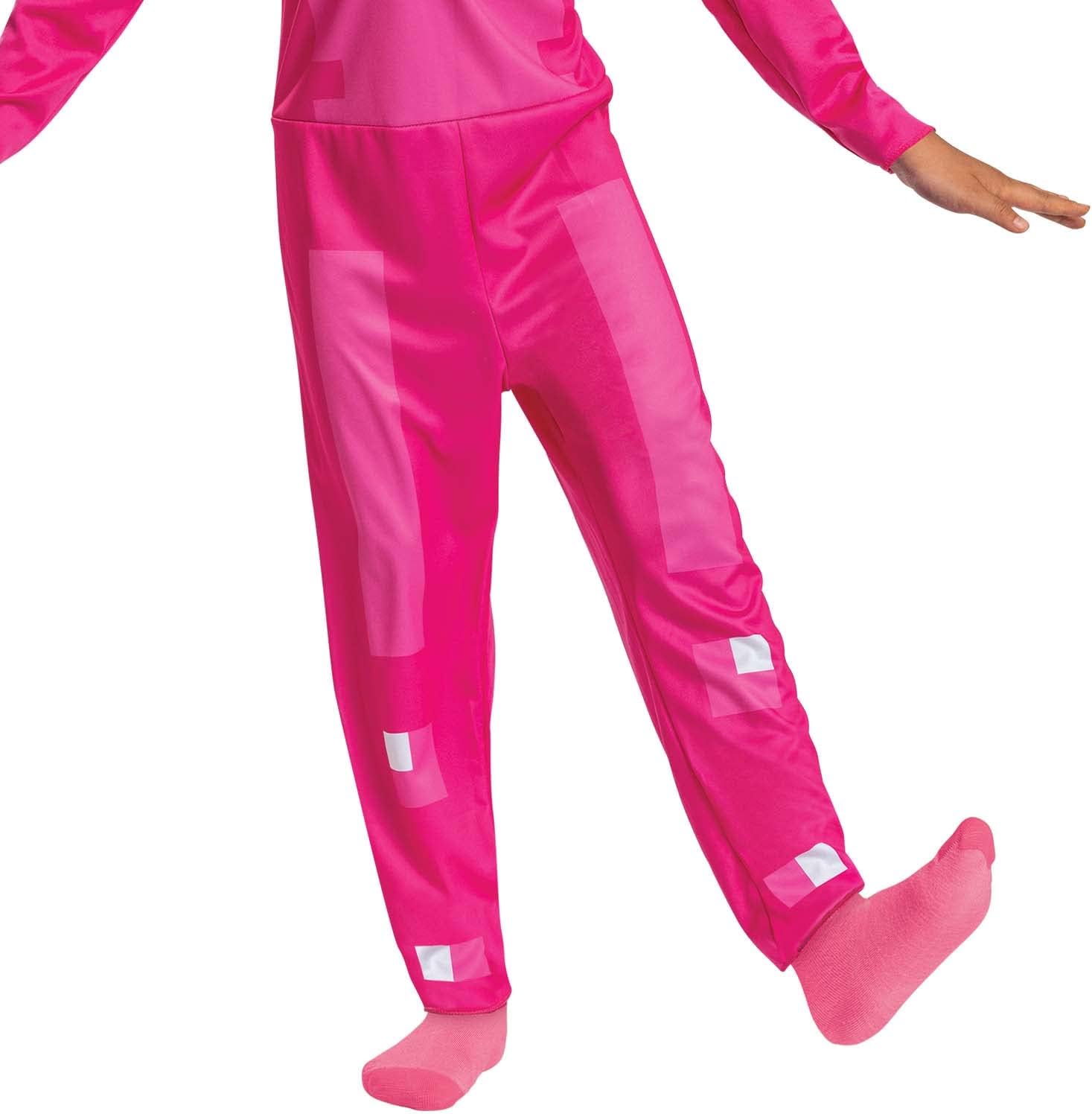 official Minecraft Pink Armor costume for kids