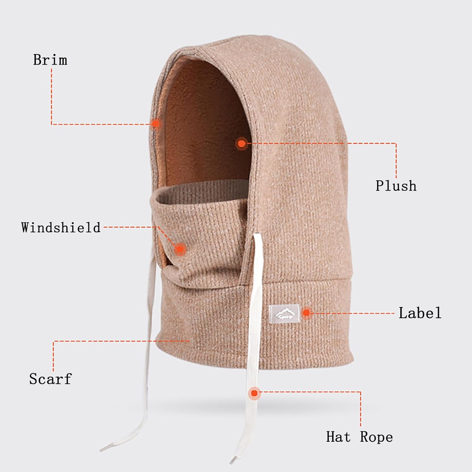 Warm Balaclava Hat for Kids