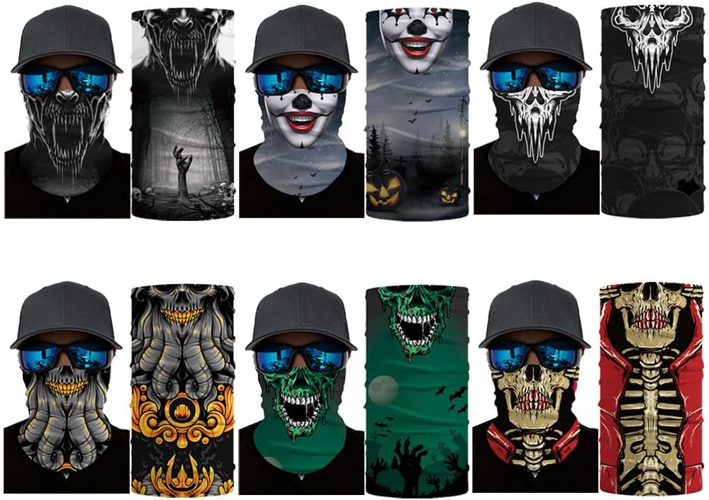 UV Protection Face Cover - Multi-Purpose Neck Gaiter for Cold Weather