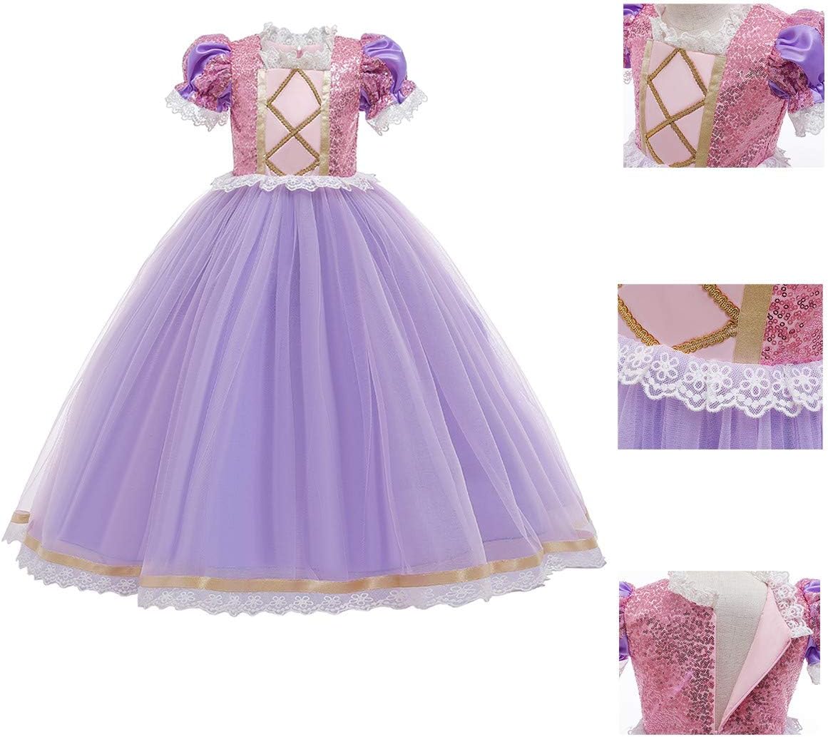 Sofia Princess Costume for Girls 11-12T wGloves Hair Wig