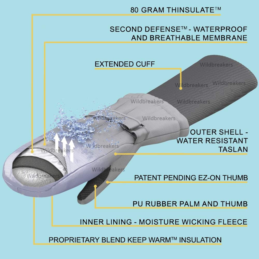 Zelda Matilda Kids Waterproof Thinsulate Mittens