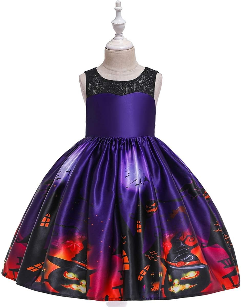 Myrisam Kids Spooky Halloween Costume Dress