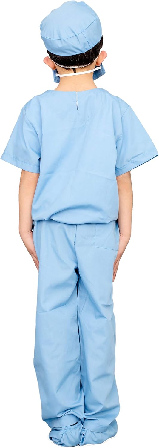 Doctor Scrubs Kids Blue Halloween Costume