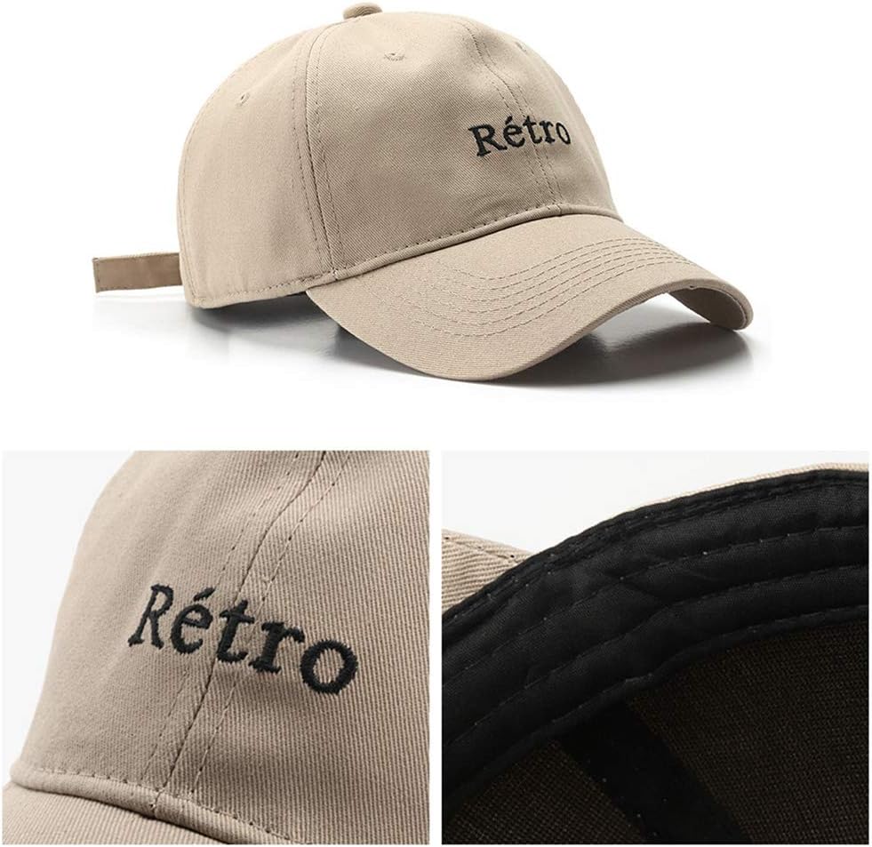 Retro Hip Hop Baseball Cap with Embroidered Letters