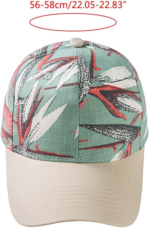 Stylish Adjustable Baseball Cap with Floral Print