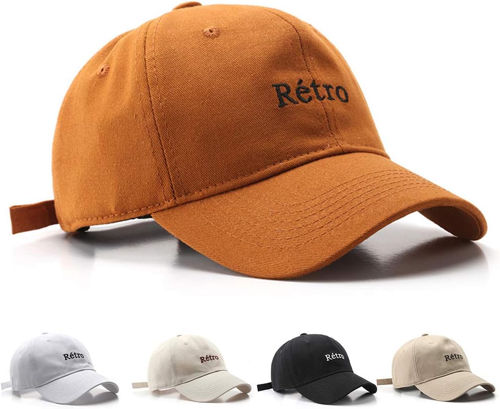 Retro Hip Hop Baseball Cap with Embroidered Letters