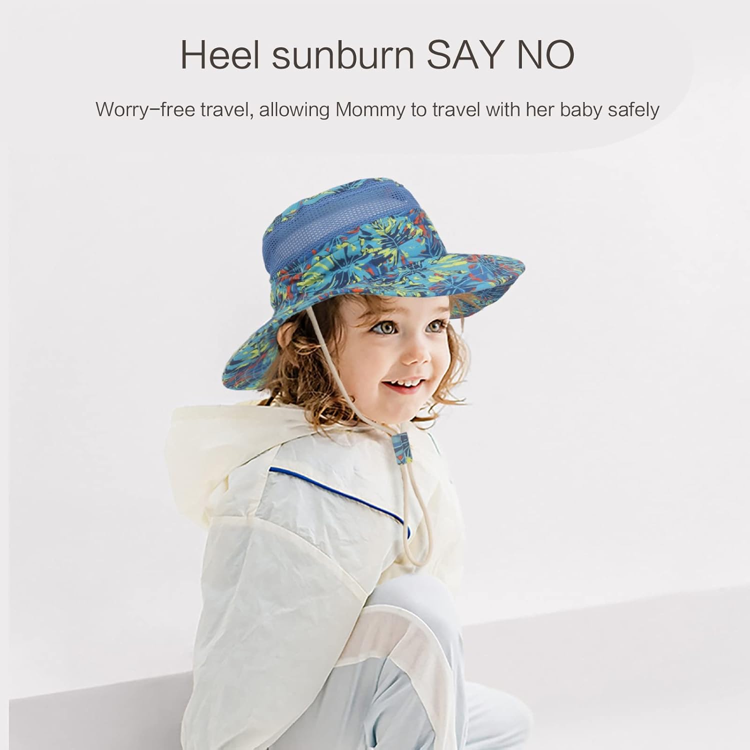 Kids Fisherman Hat Light breathable sun protection