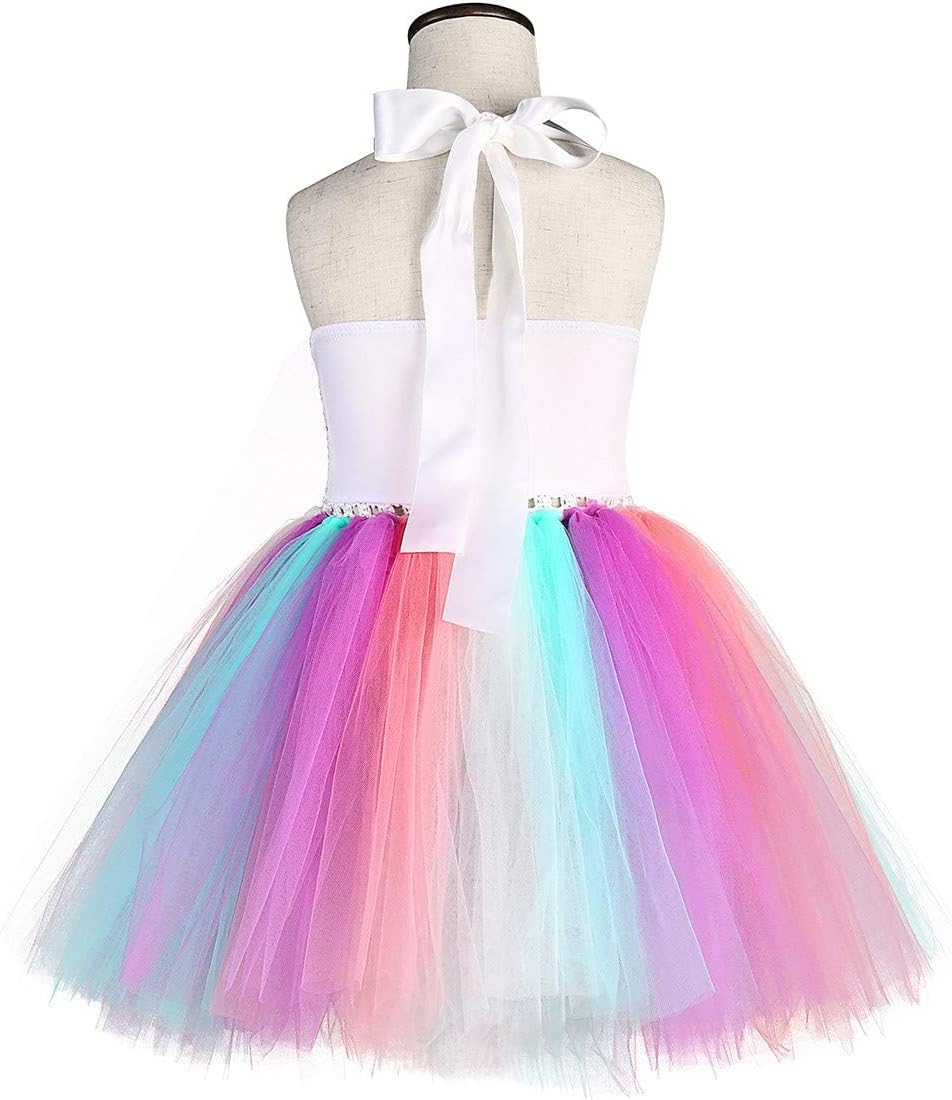 Fancy Unicorn Dresses for Girls Unique Party Costumes Headbands