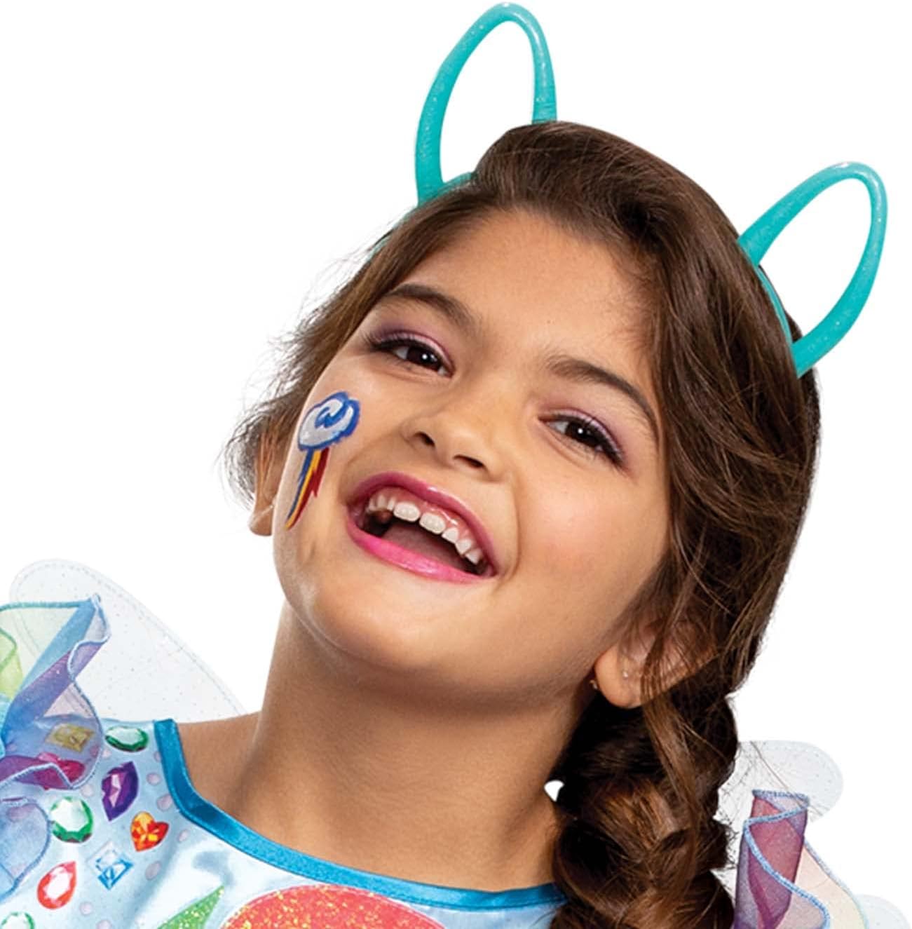 Rainbow Dash Costume for Girls My Little Pony Character Dress
