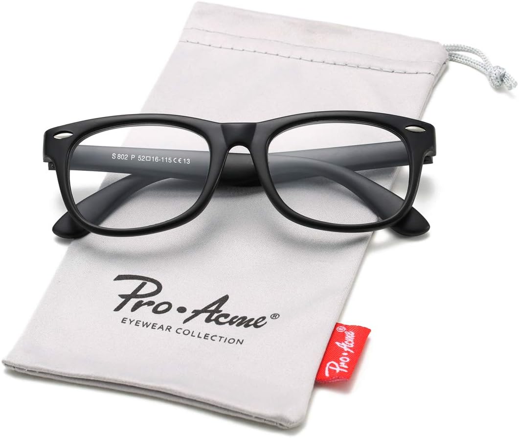 Pro Acme TPEE Rubbers Nerd Glasses Kids Costume Fake Geeks for Boys