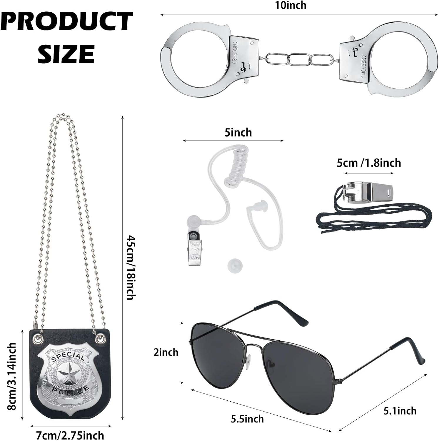 Police Pretend Play Set