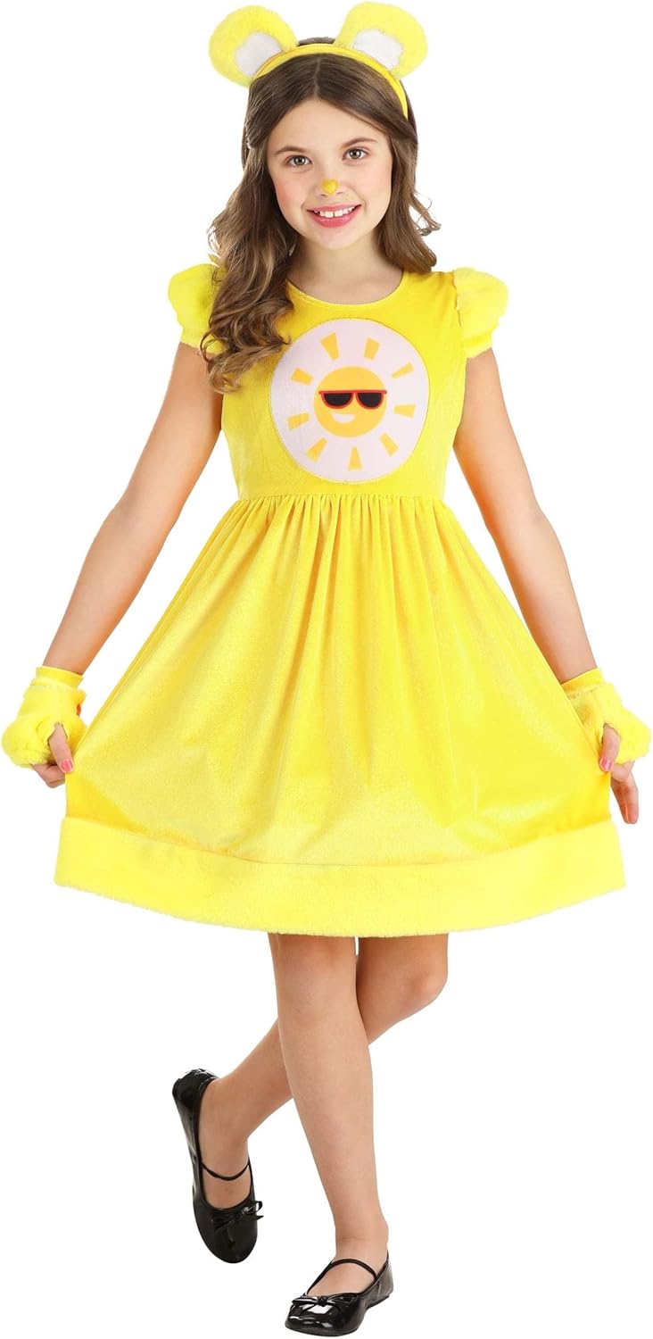 Funshine Bear Party Costume Girls Halloween Birthday Dress for Kids