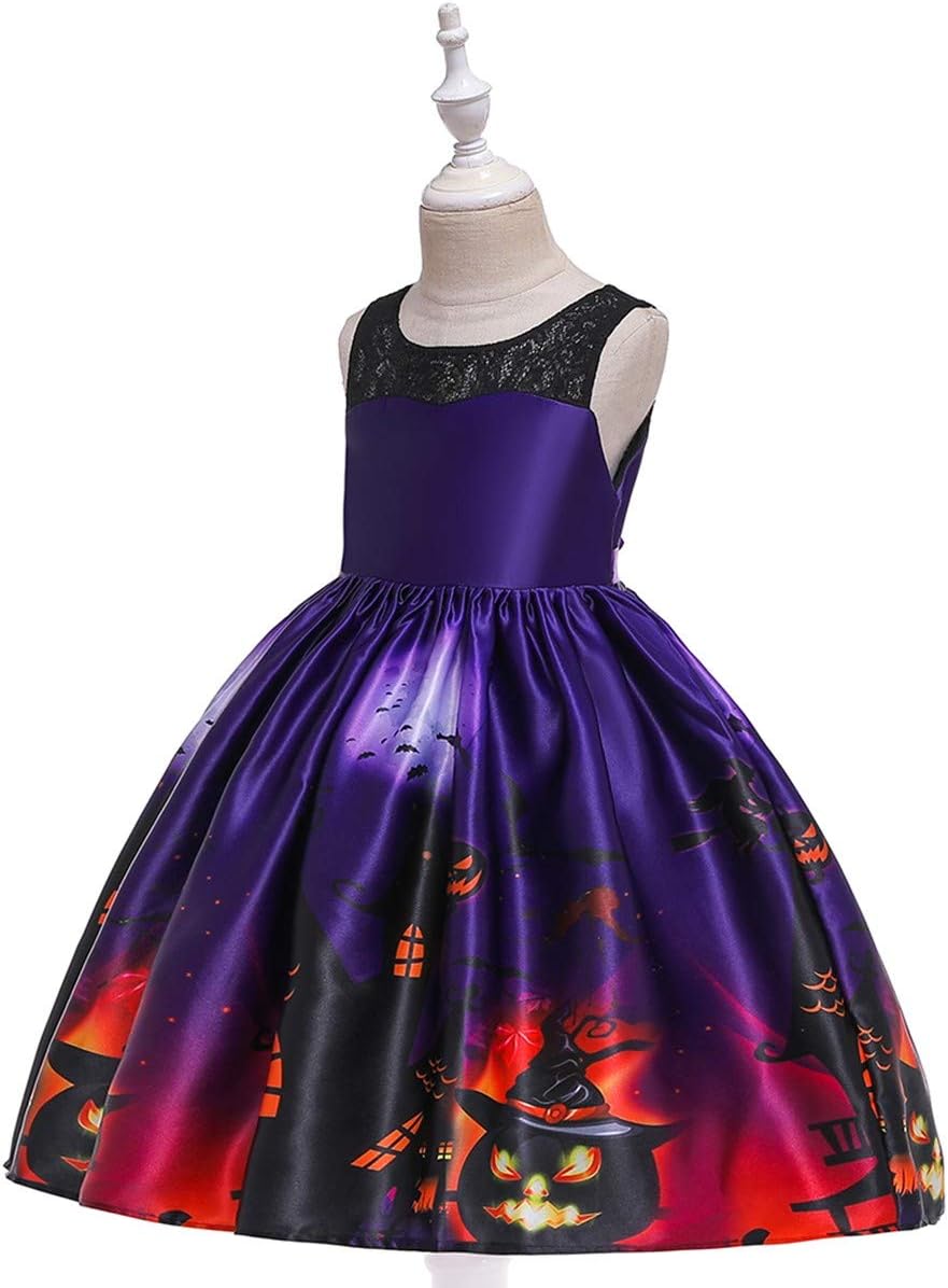 Myrisam Kids Spooky Halloween Costume Dress