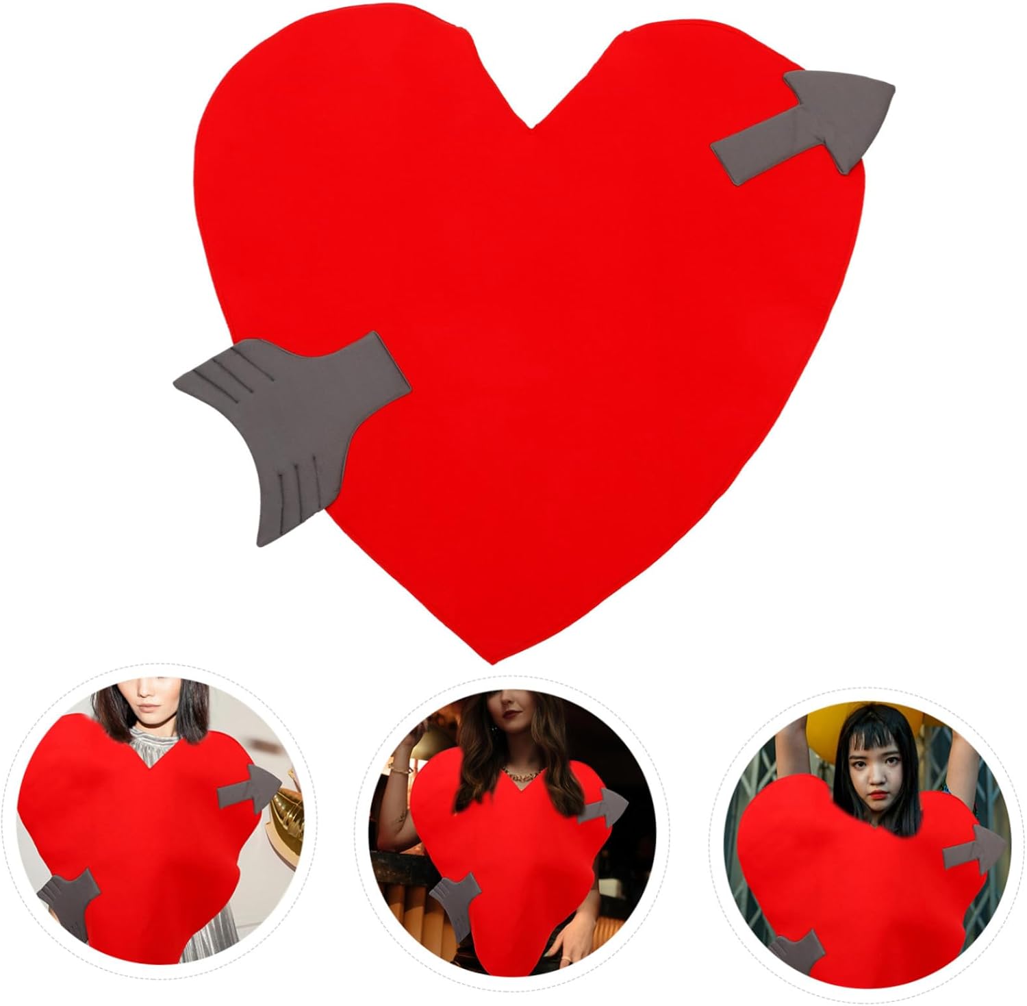 Cupids Heart Glasses Costume Great for Trick or Treat Valentines Day
