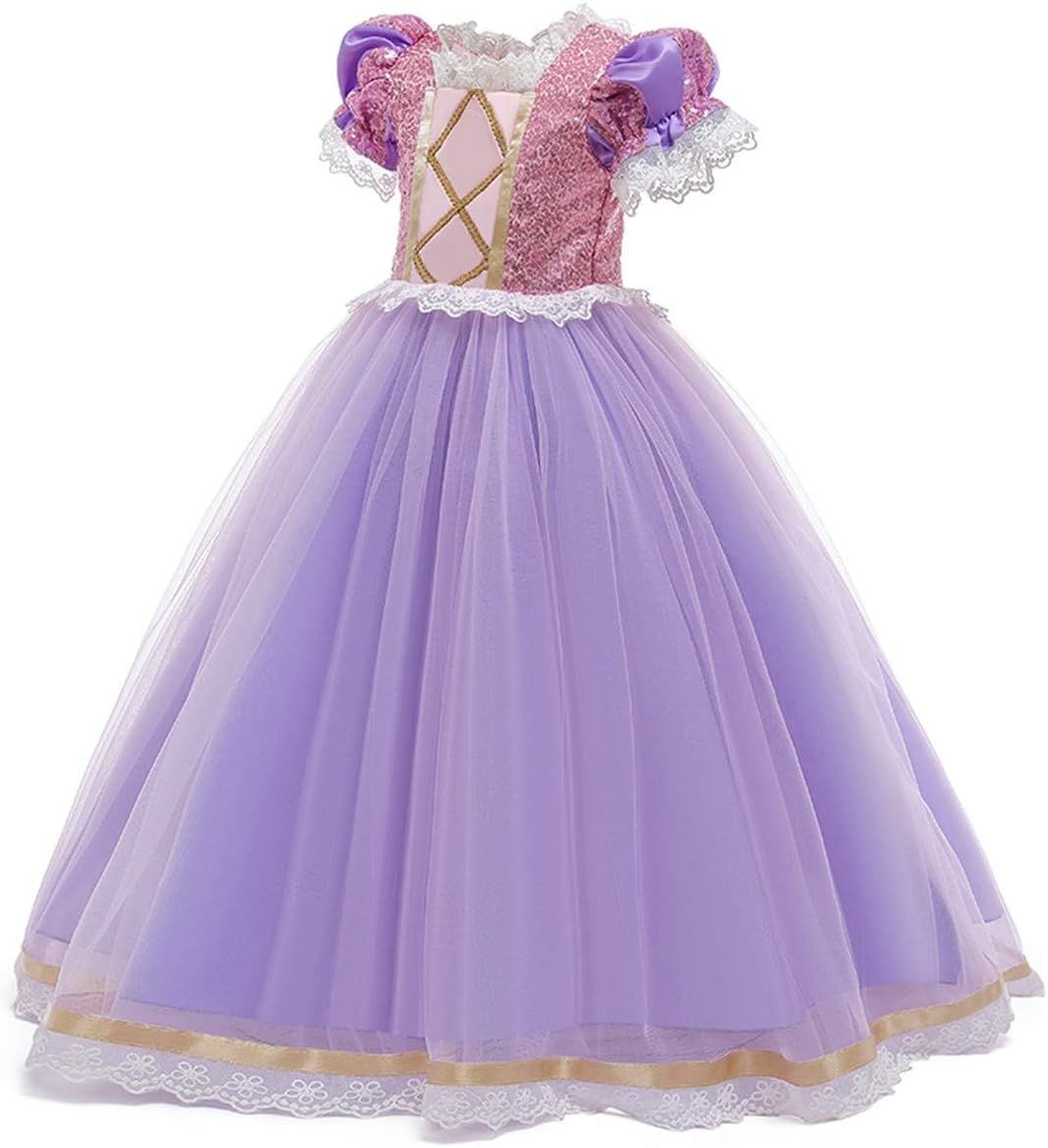 Sofia Princess Costume for Girls 11-12T wGloves Hair Wig