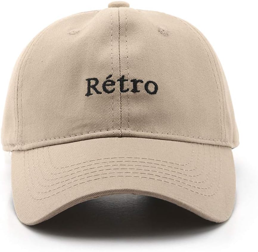 Retro Hip Hop Baseball Cap with Embroidered Letters