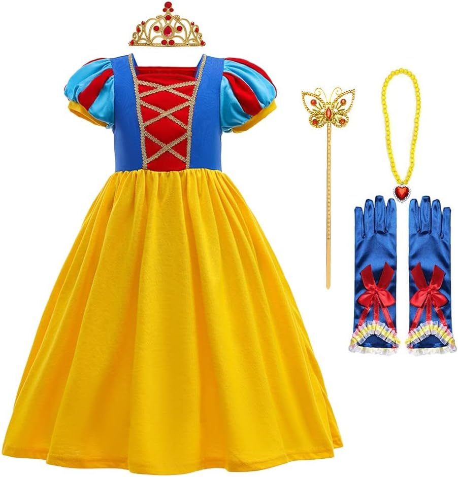HOIZOSG Cotton Princess - Fancy Cosplay Outfits with Accessories for Girls