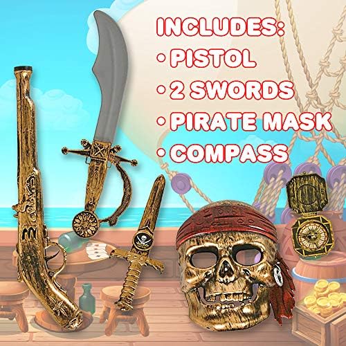 ArtCreativity Pirate Play Set for Kids 5PC