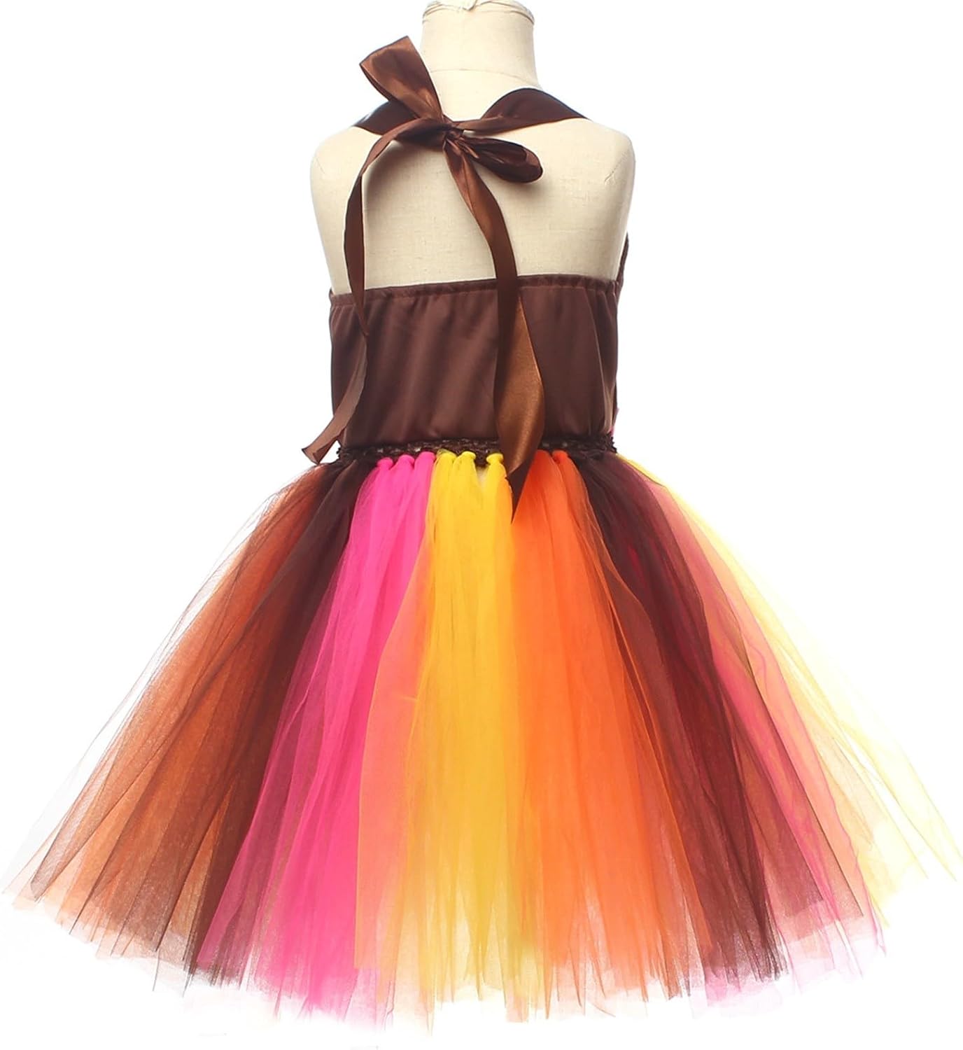 Comfortable Stylish Kids Thanksgiving turkey Girls Costume