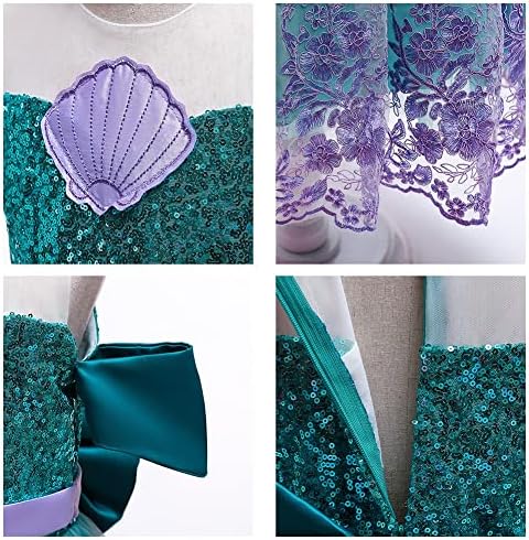 Fairy Tale Perfect Princess Mermaid Halloween Girls Costume