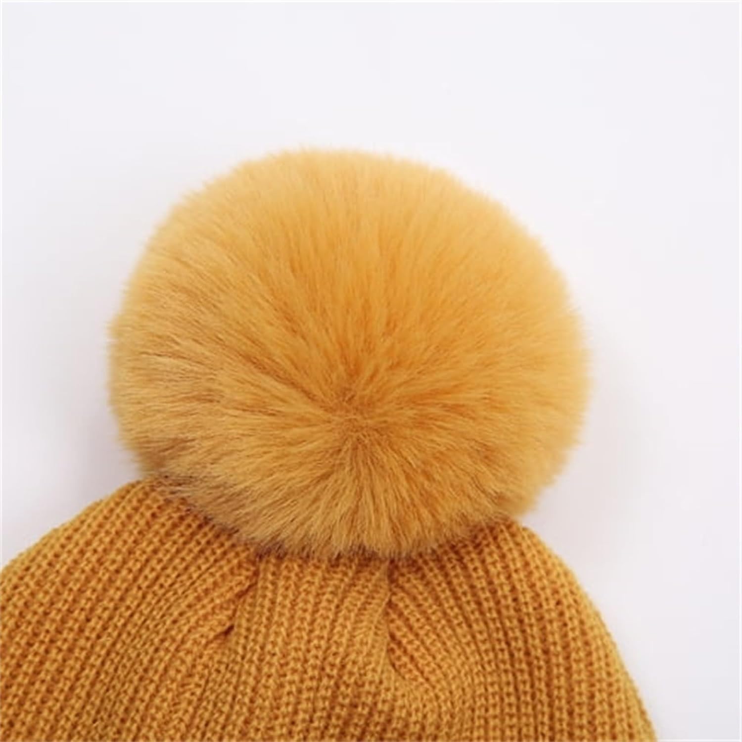 BILKEYU Boys Girls Winter Hats Pom Poms for Kids