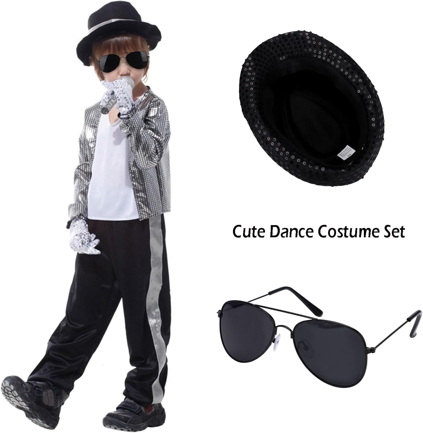 80s90s Dance Costume for Kids