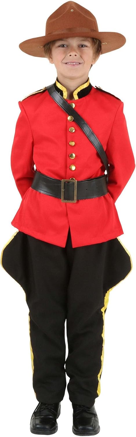 Canadian Mountie Kids Costume - Soft Comfortable