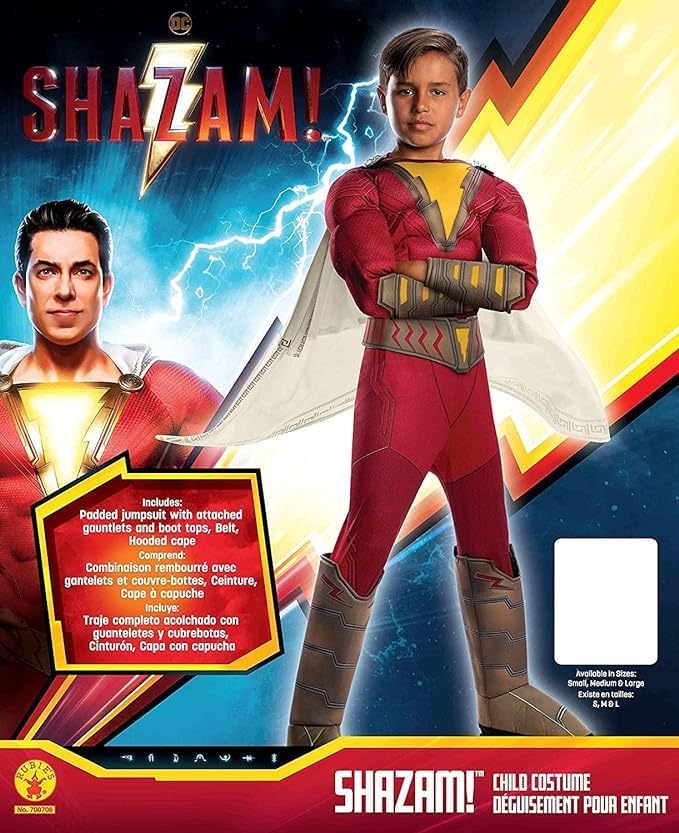 Rubies Childs Shazam Movie Costume Small