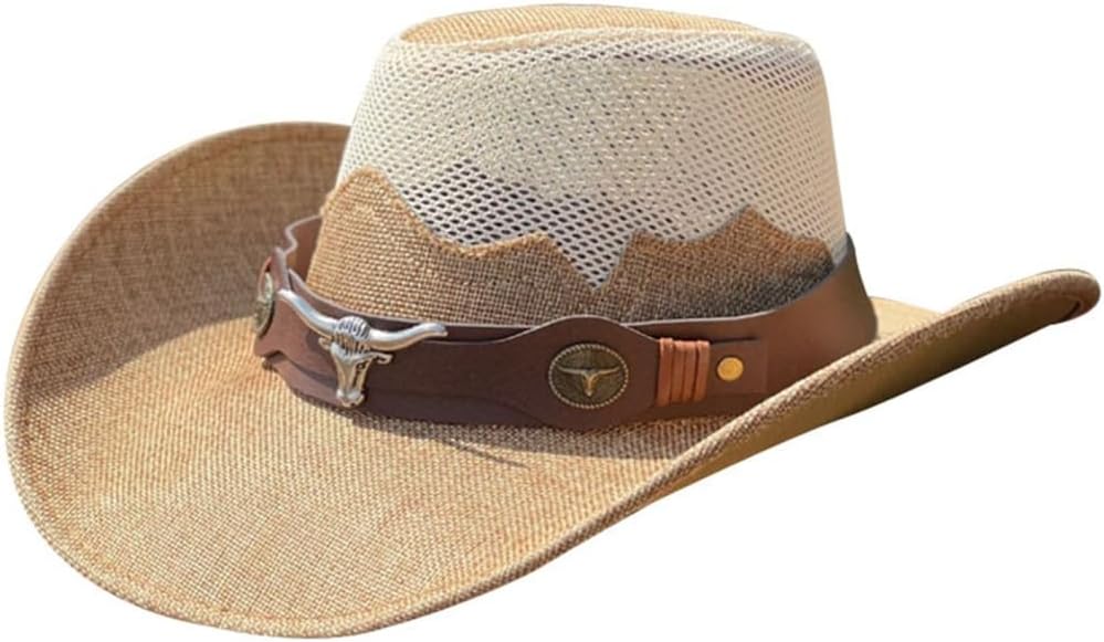 Stylish Sun-Proof Western Cowboy Hat for Men Women
