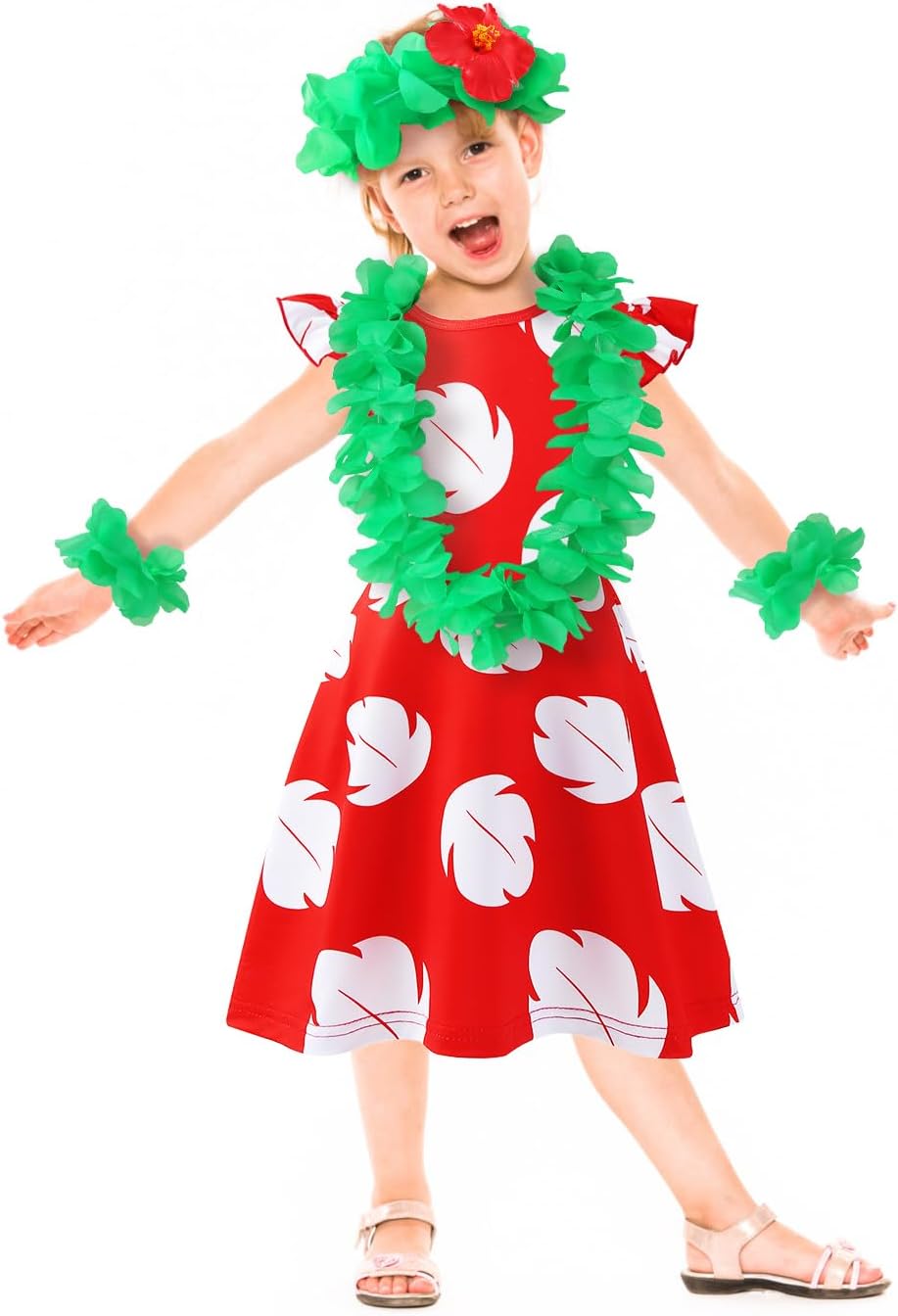 Hawaiian Princess Party Costume Dress
