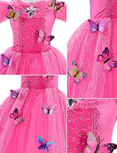 PRINCESS COSTUME BALLGOWN DRESS WITH ACCESSORIES SET