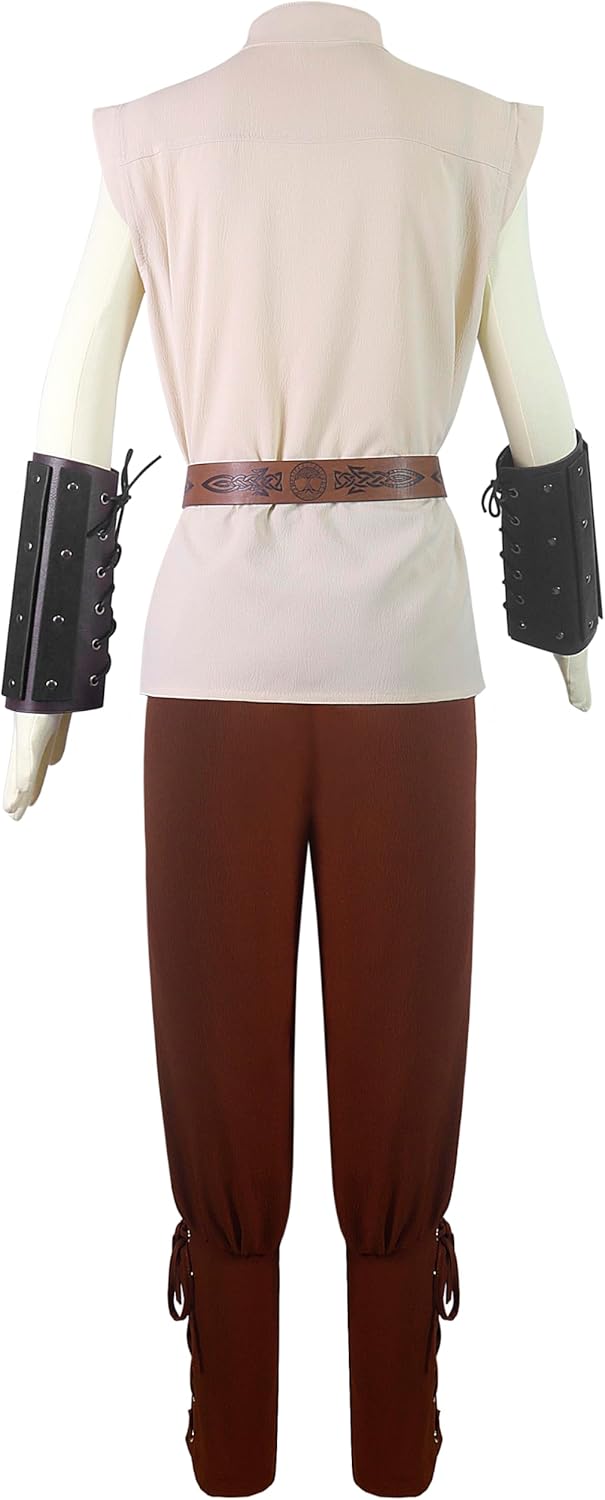 Medieval Kids Pirate Viking Costume - 5-Piece Set for 4-12 Years