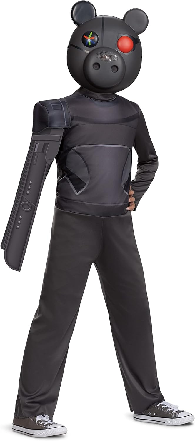 Robby Costume for Kids Piggy Video Game Outfit Mask