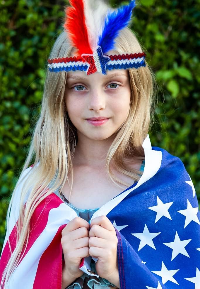Zhzrche 4th of July Boys American Flag Cape Patriotic Costume