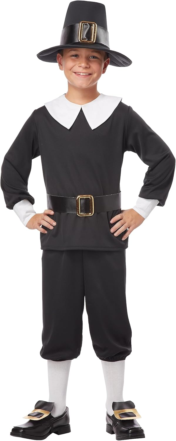 Personalized Pilgrim Costume for Boys
