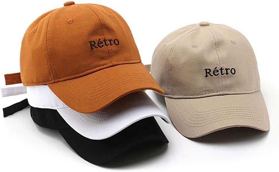 Retro Hip Hop Baseball Cap with Embroidered Letters