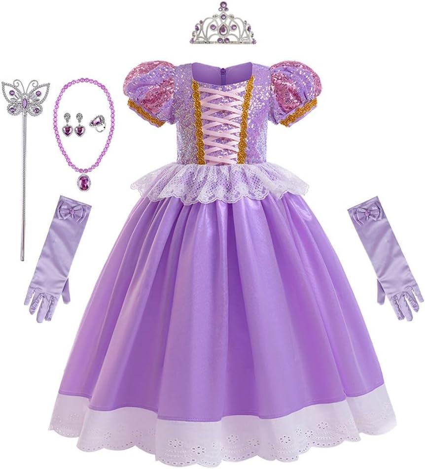 Sophia Princess BallGown Costume REXREII Purple