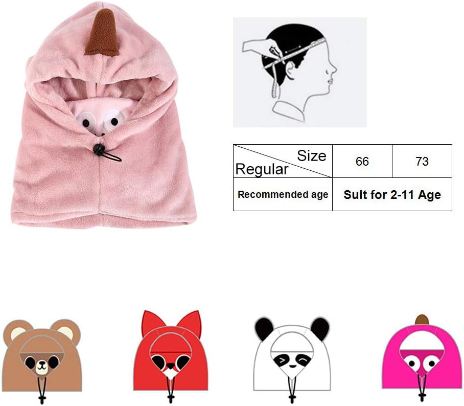 DC Supernice Balaclava Winter Hat Cute Dinosaur Kids Beanie for 2-12