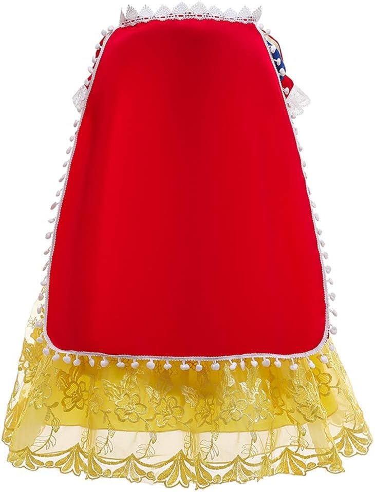 Princess Snow White Costume Set Dress - Halloween Perfect Choice