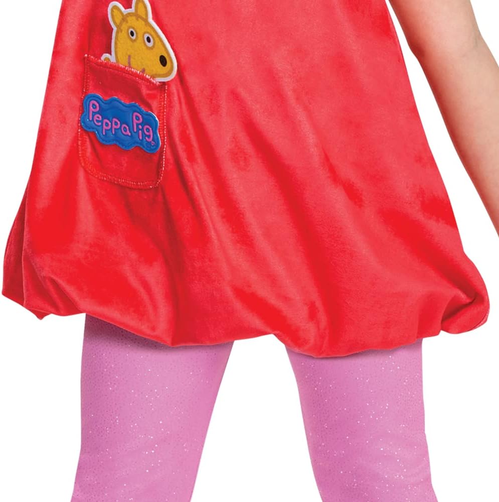 Peppa Pig Costume Peppa 3T-4T Accessories Fun for Halloween