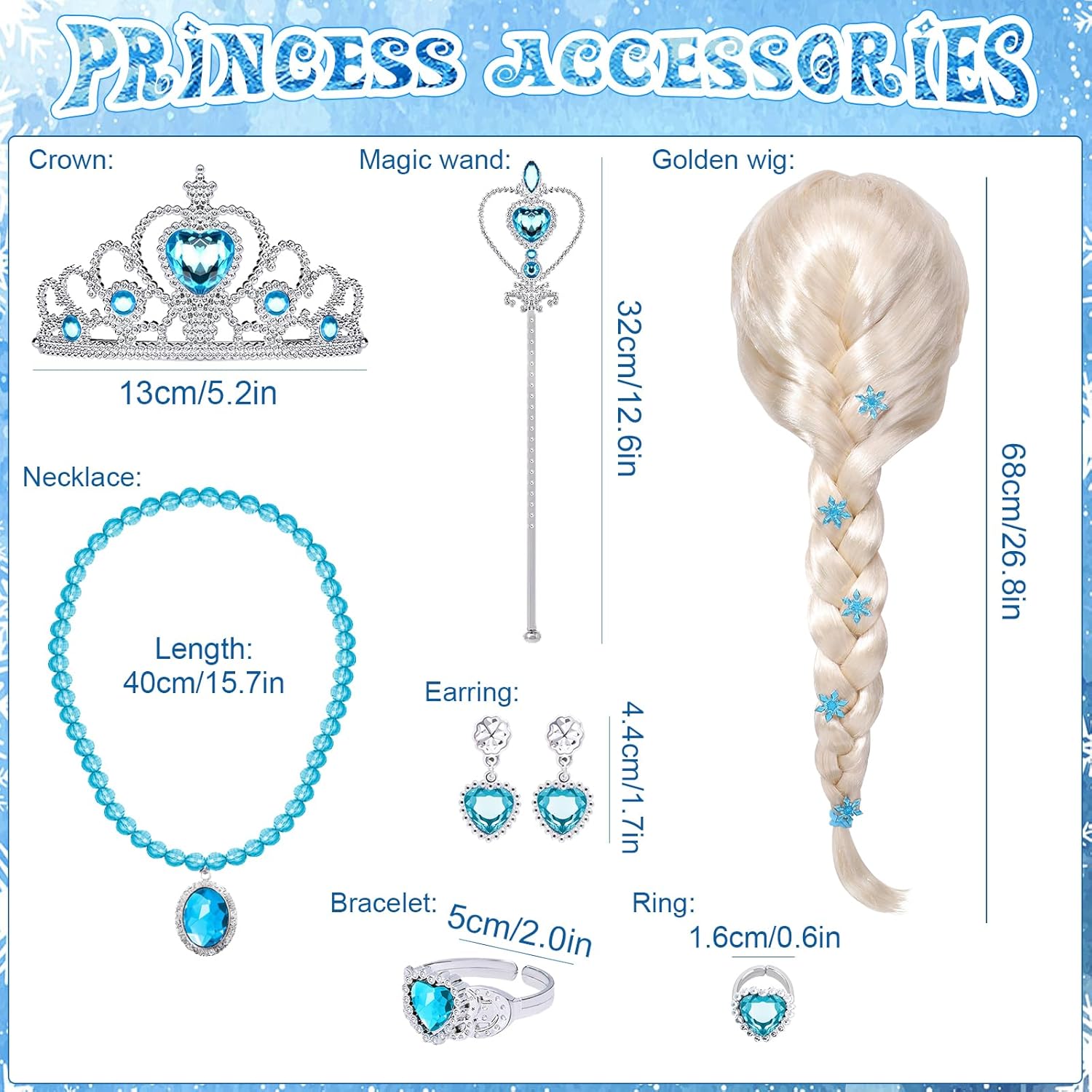 GC Elsa Princess Dress Up Set