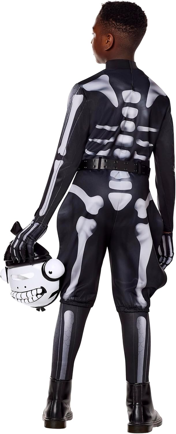 Spirit Halloween Fortnite Fishskull Youth Costume Gaming Halloween_concatenate