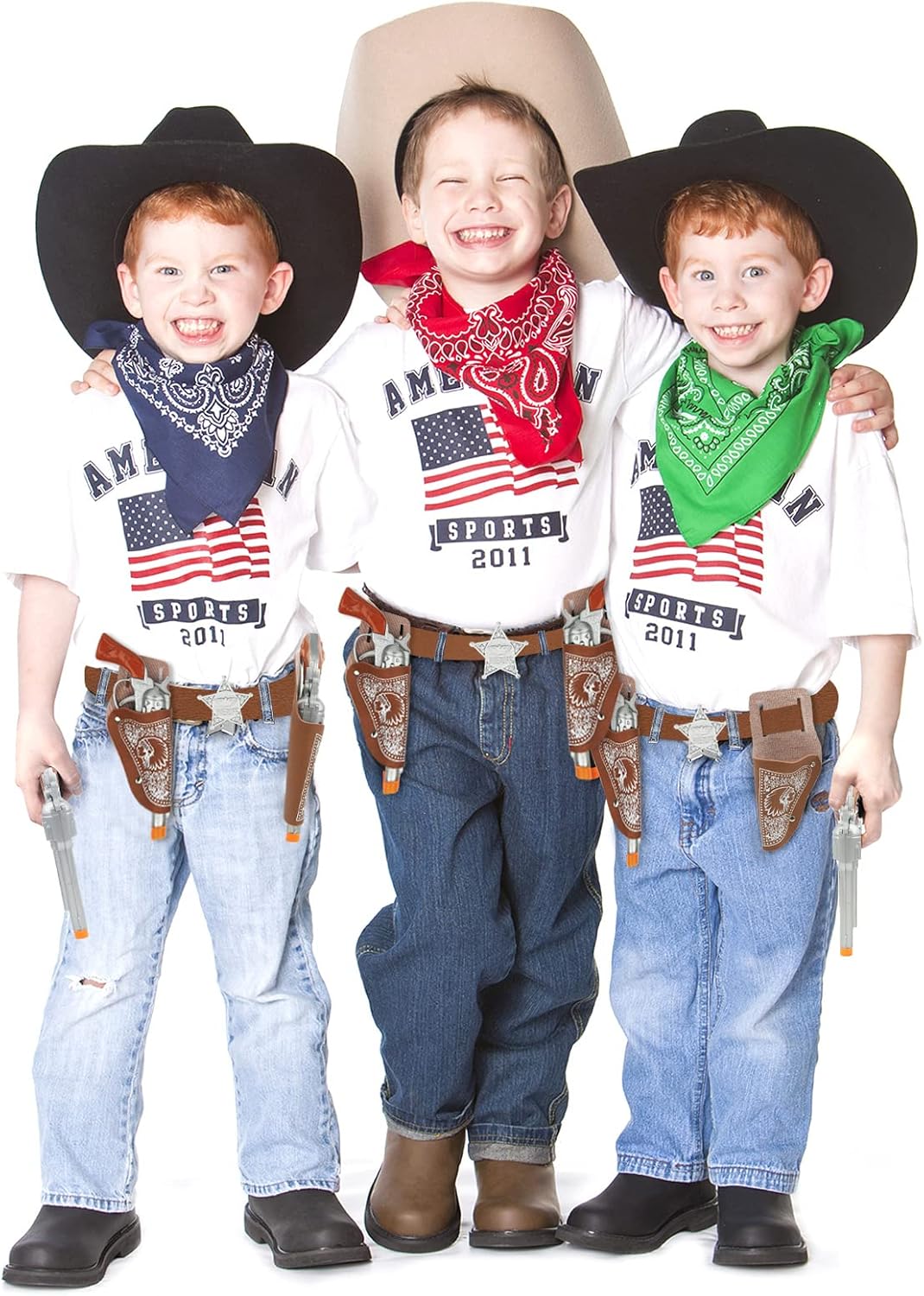 SeptCity Cowboy Dress-up Set