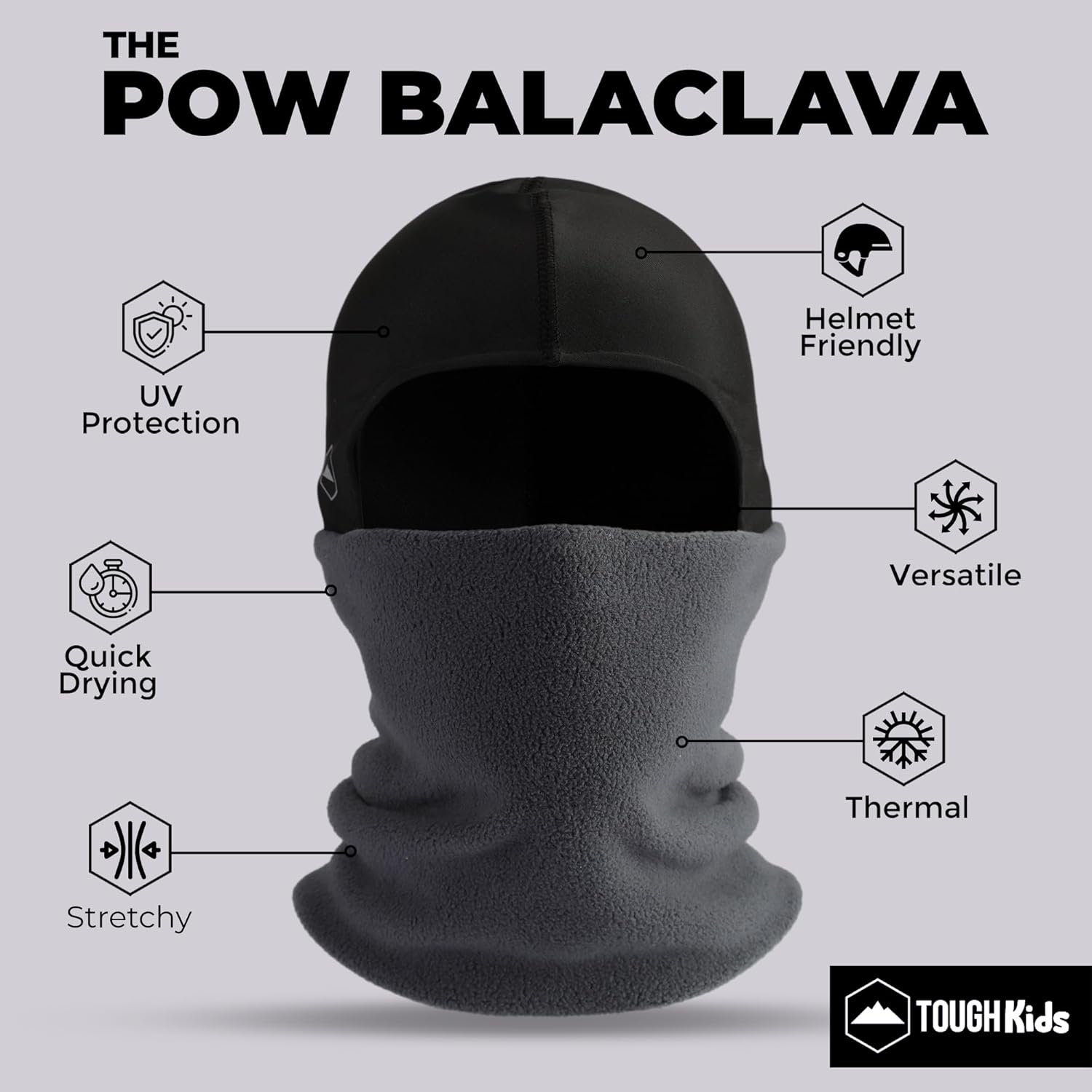 Tough Headwear Kids Balaclava Ski Mask - Stay Warm Stylish