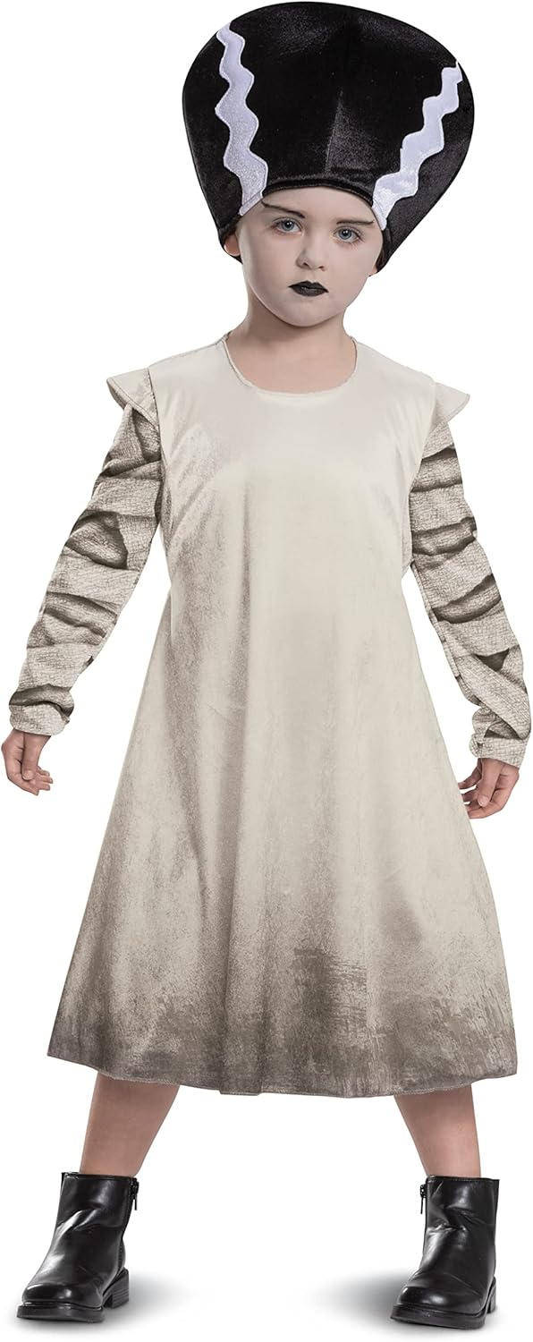 Disguise bride of frankenstein costume for kids toddler size