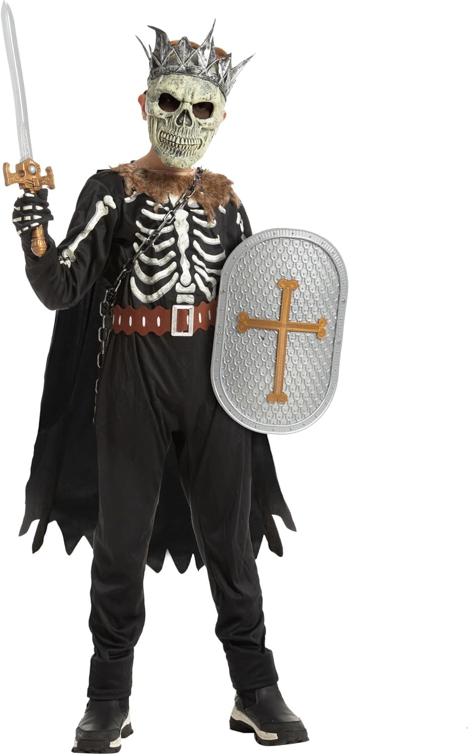 Halloween Skeleton Knight costume for boys