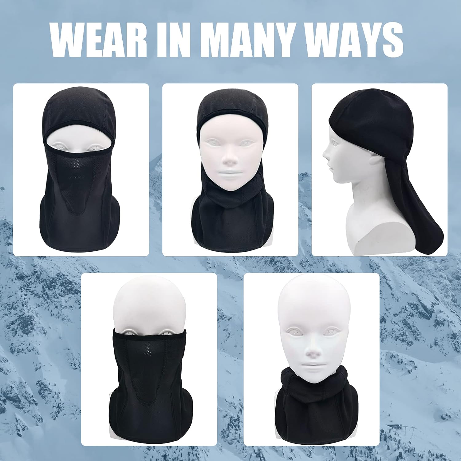 Sturdy Thermal Ski Mask for Kids
